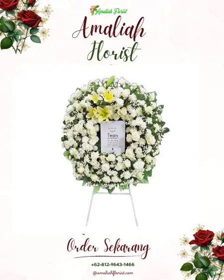 Krans Bunga Duka Husein Sastranegara